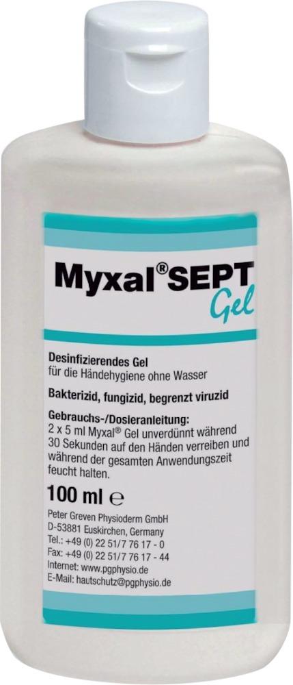 Imagen de Händedesinfektion Myxal Sept Gel, 100 ml Flasche