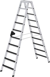 Bild von Alu-Stehleiter 2x10Stufen clip-step R13 Gesamthöhe 2,32 m Arbeitshöhe bis 3,85 m