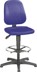 Bild von Bimos Arbeitsstuhl 9651-CI02 Unitec 3 Sitzhöhe 580-850 mm mit Gleiter, Stoff blau