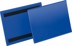 Bild von Etikettentasche B210xH148 mm A5 quer blau, magnetisch VE 50 Stück