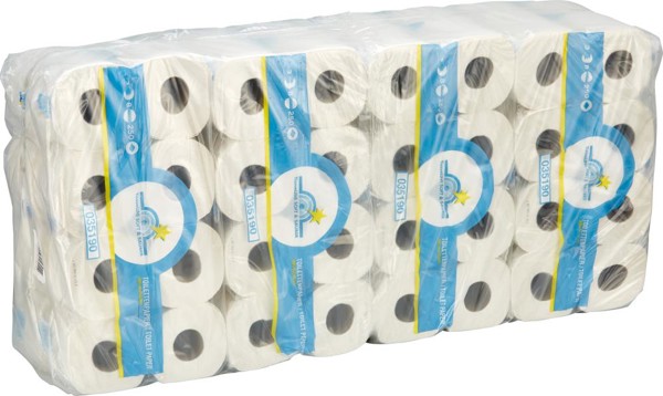 Imagen de Toilettenpapier Tissue 3-lagig naturw. 64 Rollen