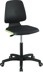 Bild von Bimos Arbeitsstuhl Labsit 2, K-Leder grün Sitzhöhe 450-650 mm mit Rollen