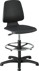 Bild von Bimos Arbeitsstuhl Labsit 3, K-Leder weiß Sitzhöhe 520-770 mm