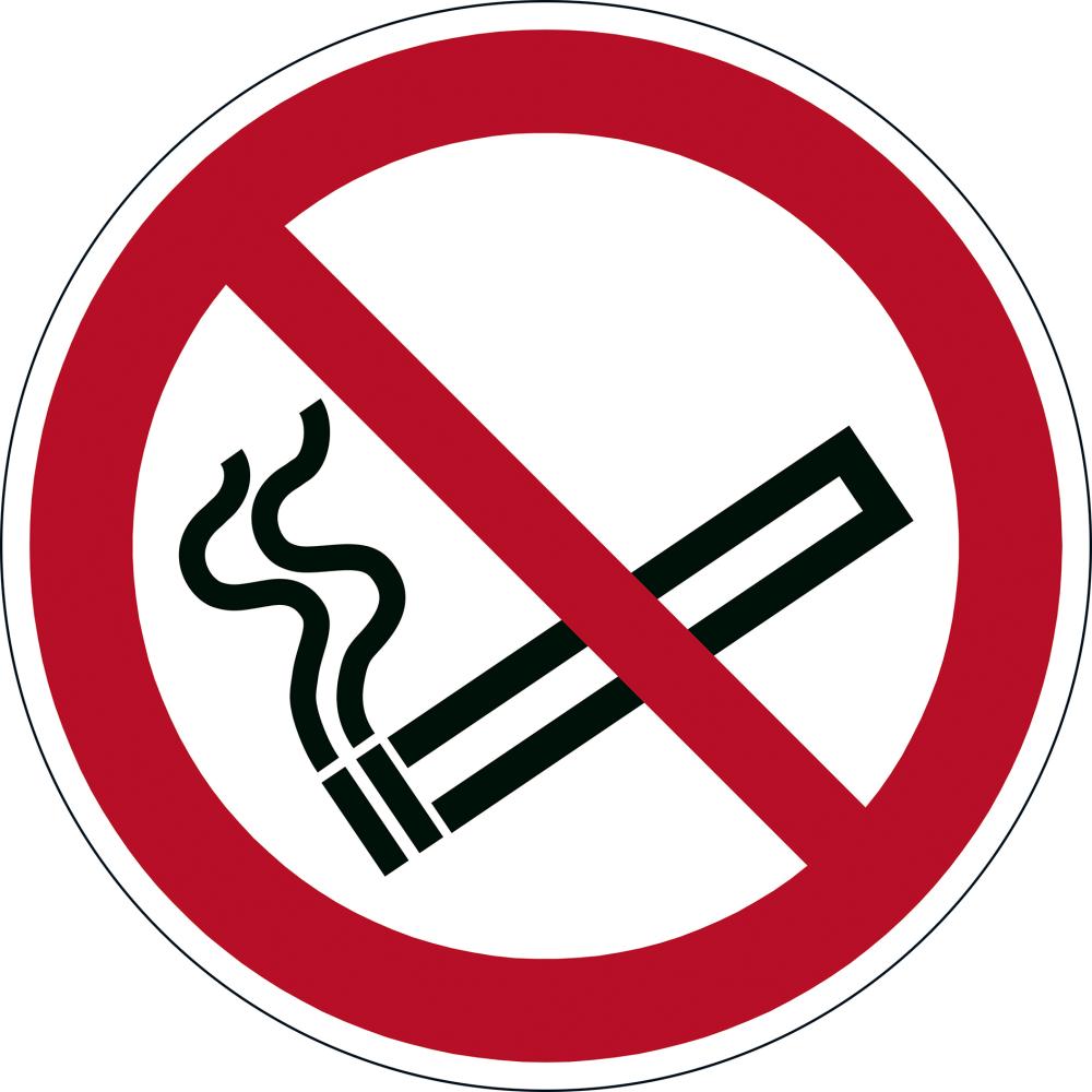 Imagen de Sicherheitskennzeichen Rauchen verboten D 430 mm, selbstklebend