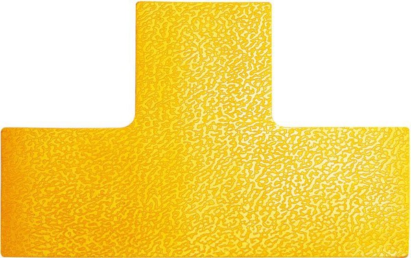 Bild von Stellplatzmarkierung Form "T" gelb selbstklebend