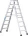 Bild von Stufenleiter Seventec B 2x8 Stufen Leiterlänge 1,90 m Arbeitshöhe 3,35 m