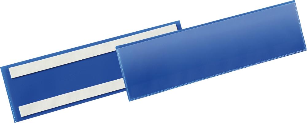 Imagen de Etikettentasche B297xH74 mm blau, selbstklebend VE 50 Stück