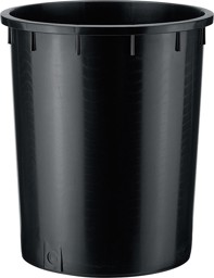 Bild von Kunststoff-Tonne schwarz Inhalt: 150 Liter