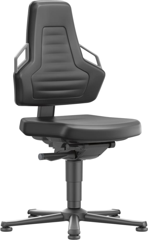 Imagen de Bimos Arbeitsstuhl Nexxit 1 Griff grau Sitzhöhe 450-600 mm Kst. schwarz,mit Gleiter