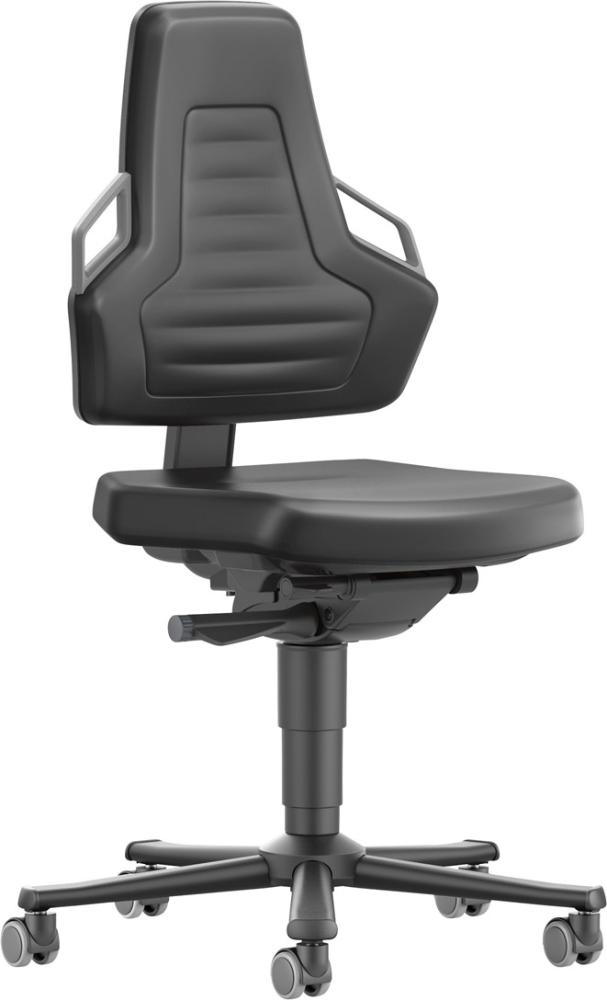 Imagen de Bimos Arbeitsstuhl Nexxit 2 Griff grau Sitzhöhe 450-600 mm Kst. schwarz,mit Rollen