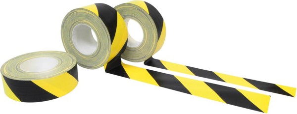 Bild von Bodenmarkierungsband B75mmxL33mxS0,20mm PVC gelb VE 5 Rollen