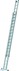 Bild von Seilzugleiter Skyline 2E 2x20 Sprossen Leiterlänge max 10,25 m Arbeitshöhe 10,85 m