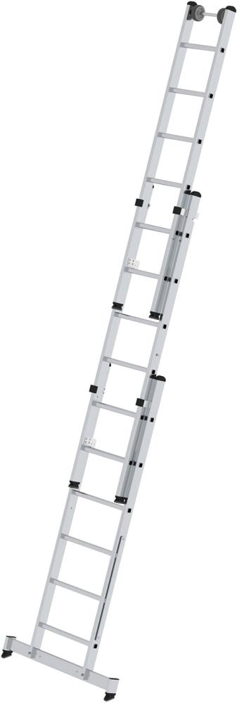 Imagen de Alu-Mehrzweckleiter 3x6 Sprossen Leiterlänge 1,94 m Arbeitshöhe bis 5,20 m