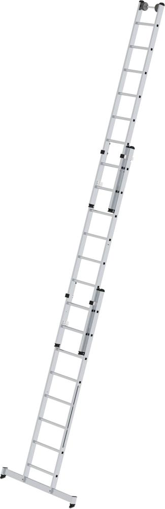 Imagen de Alu-Mehrzweckleiter 3x8 Sprossen Leiterlänge 2,50 m Arbeitshöhe bis 6,90 m