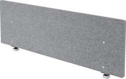 Bild von Akustik-Trennwand ARW16 für 160er Tisch grau-meliert, Filzoptik
