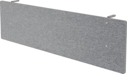 Bild von Sichtblende SIA18 für 180er Tisch grau-meliert, Filzoptik