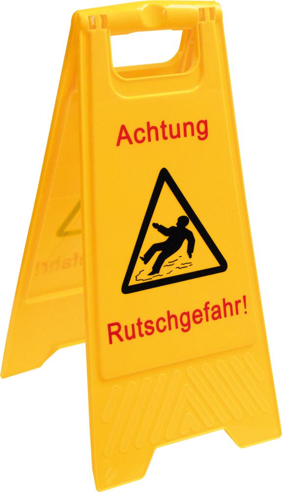 Picture of Warnschild Rutschgefahr signalgelb