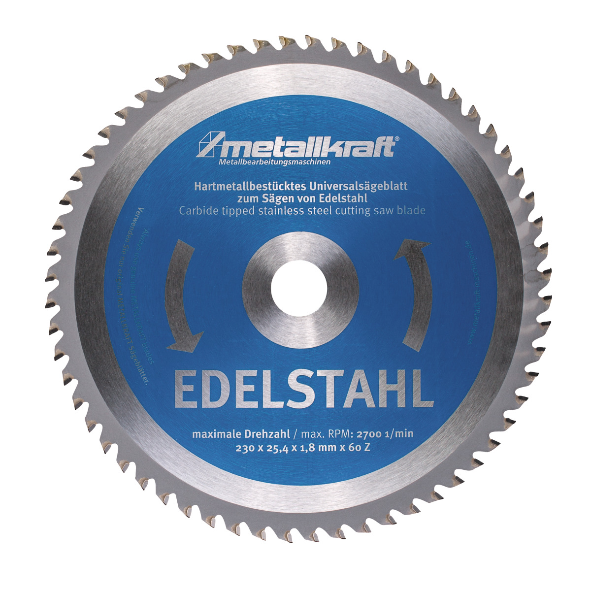 Imagen de Sägeblatt für Edelstahl Metallkraft Ø 230 x 1,8 x 25,4 mm