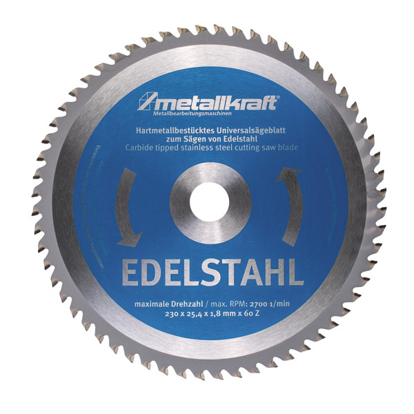 Bild von Sägeblatt für Edelstahl Metallkraft Ø 230 x 1,8 x 25,4 mm