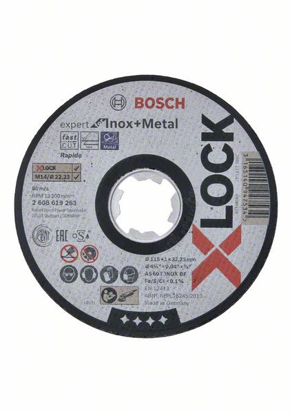 Bild für Kategorie X-LOCK Trennscheiben Expert for Inox and Metal