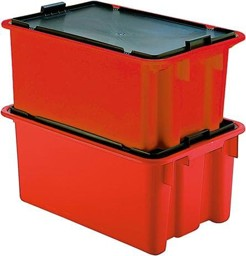 Picture of Drehstapelbehälter 45 l B600xT400xH250 mm rot