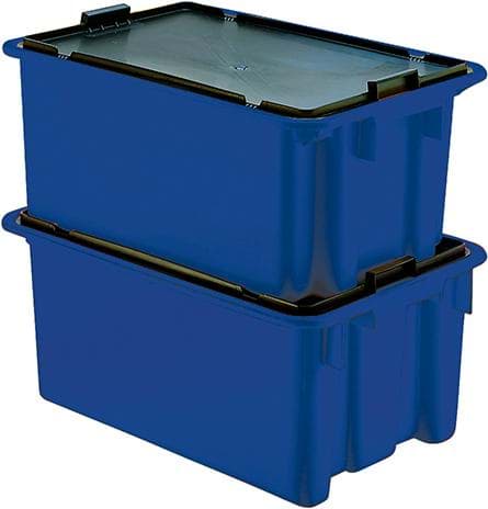 Picture of Drehstapelbehälter 45 l B600xT400xH250 mm blau