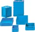 Bild von Transport-Stapelkasten B600xT400xH320 mm blau Auflast 700kg mit Griffloch