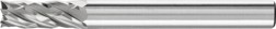 Bild von Hartmetall Hochleistungsfrässtift CAST Zylinder ZYAS stirn Ø 06x16 mm Schaft-Ø 6 mm f.Gußeisen