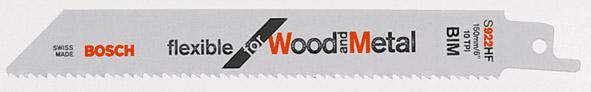 Bild von Stichsägeblatt für Holz mit Metall, gerader, feiner Schnitt, Bosch