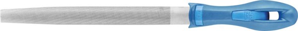 Bild von Werkstattfeile mit Heft Halbrund-Spitz 150mm Hieb 1 für grobe Zerspanung, Schruppen