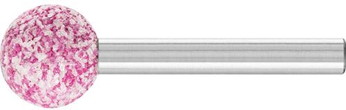 Picture of STEEL Schleifstift Kugel Ø 16x16 mm Schaft-Ø 6 mm A30 für Stahl- und Stahlguss