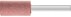 Bild von Poliflex Schleifstift Zylinderform Ø 15x30mm Schaft-Ø 6 mm Bindung GR A120
