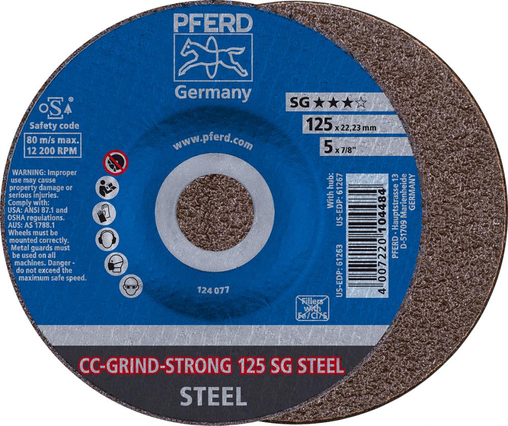 Imagen de CC-GRIND-STRONG Schleifscheibe 125x22,23 mm COARSE Leistungslinie SG STEEL für Stahl