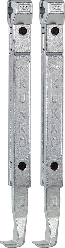 Imagen de Abzughaken-Paar für Abzieher Universal Größe 1-190 - 200mm KUKKO
