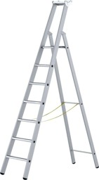 Imagen de Stufenleiter Saferstep S 7 Stufen Plattformhöhe 1,85 m Arbeitshöhe 3,85 m