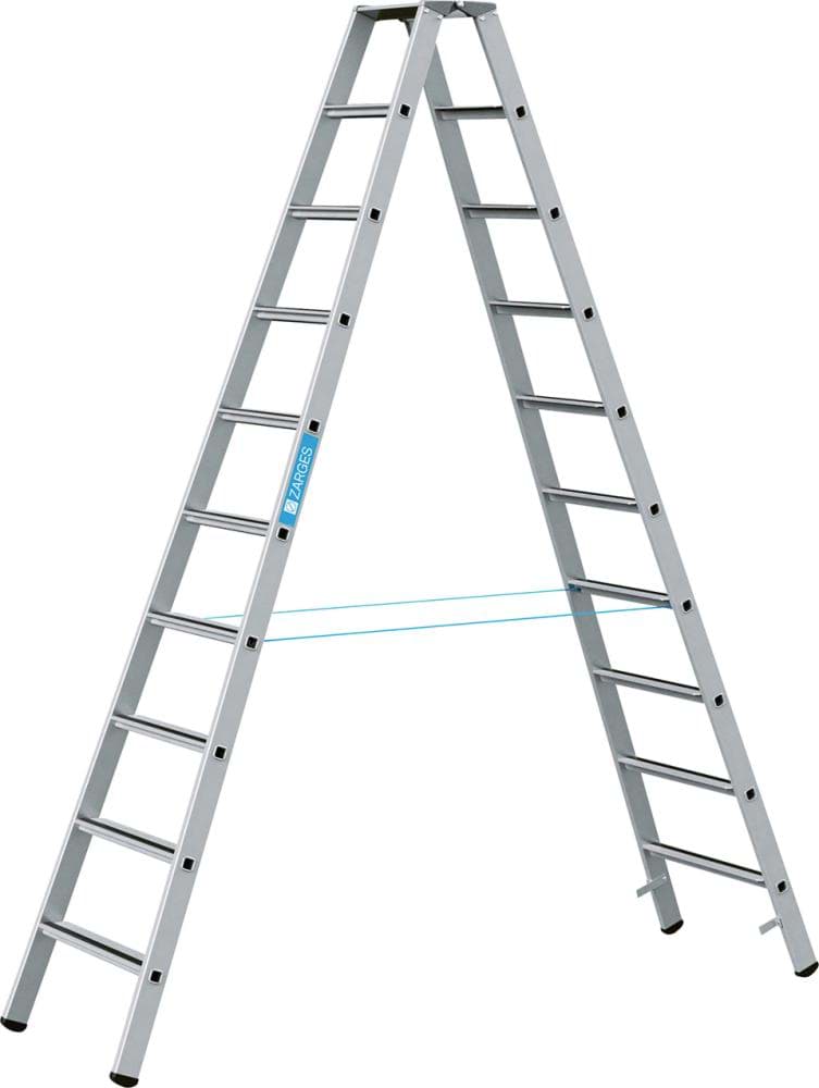 Bild von Stufenleiter Saferstep B 2x10 Stufen Leiterlänge 2,83 m Arbeitshöhe 4,15 m