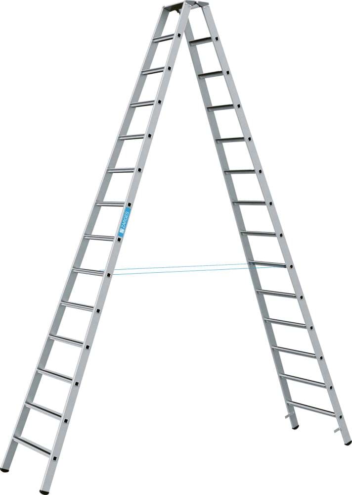 Imagen de Stufenleiter Saferstep B 2x14 Stufen Leiterlänge 3,95 m Arbeitshöhe 5,20 m
