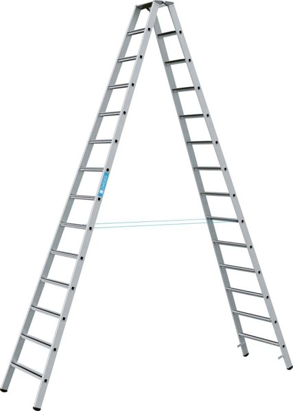 Bild von Stufenleiter Saferstep B 2x14 Stufen Leiterlänge 3,95 m Arbeitshöhe 5,20 m