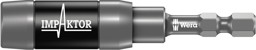 Bild von Bithalter Impaktor 1/4" für 1/4" Bits Sprengring + Magnet 75mm Ringmagnet Wera