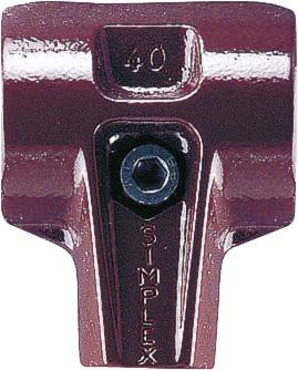 Bild von Schonhammergehäuse SIMPLEX Temperguss 30mm HALDER