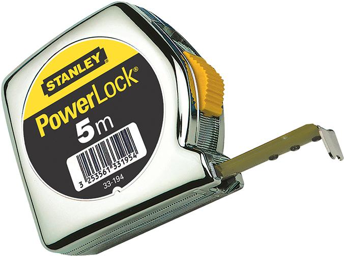 Imagen de Taschenbandmaß Powerlock Kunststoff 5mx19mm STANLEY