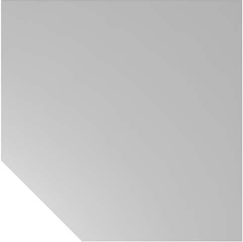 Picture of Trapezeckplatte 1200x1200 mm lichtgrau