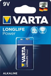 Picture of Batterie LONGLIFE Power 9 V E-Block Blister a 1 Stück VARTA