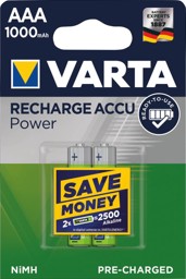 Bild für Kategorie Batterie RECHARGE ACCU Power Micro/AAA/HR 03, 1000 mAh