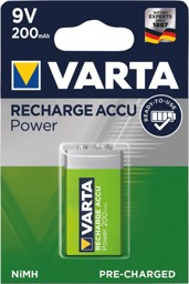 Picture of Batterie RECHARGEABLE Akku E-Block 9V 200mAh VARTA