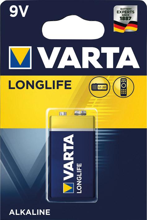 Imagen de Batterie LONGLIFE 9V E-Block, 1-er Bli. Varta