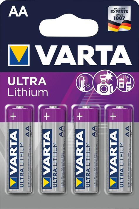 Imagen para la categoría Batterie VARTA ULTRA Lithium Mignon AA