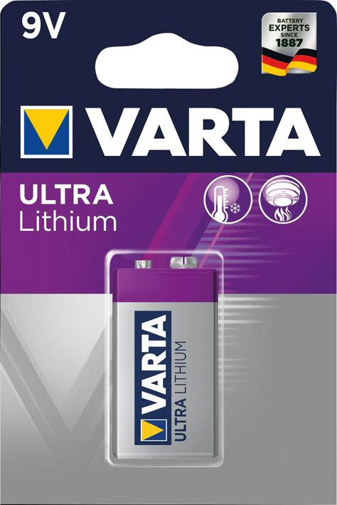 Picture for category E-Block VARTA ULTRA Lithium, 9V
