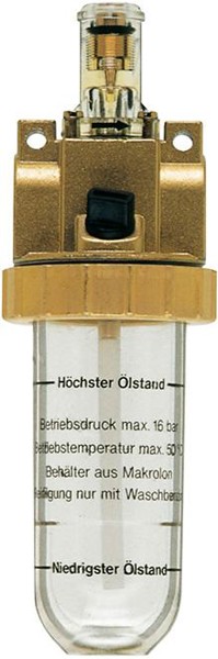 Bild von Druckluftnebelöler BR Standard, G1/4" DN6, BG 30, PC-Behälter, EWO