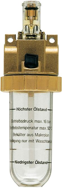 Imagen de Druckluftnebelöler BR Standard, G1/2" DN15, BG 40, PC-Behälter, EWO